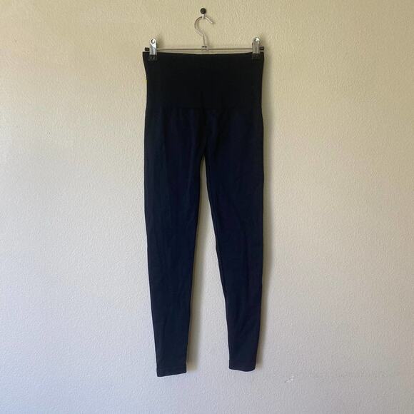 Spanx Seamless Black High Waisted Full Length Leggings Size Small - Picture 6 of 7